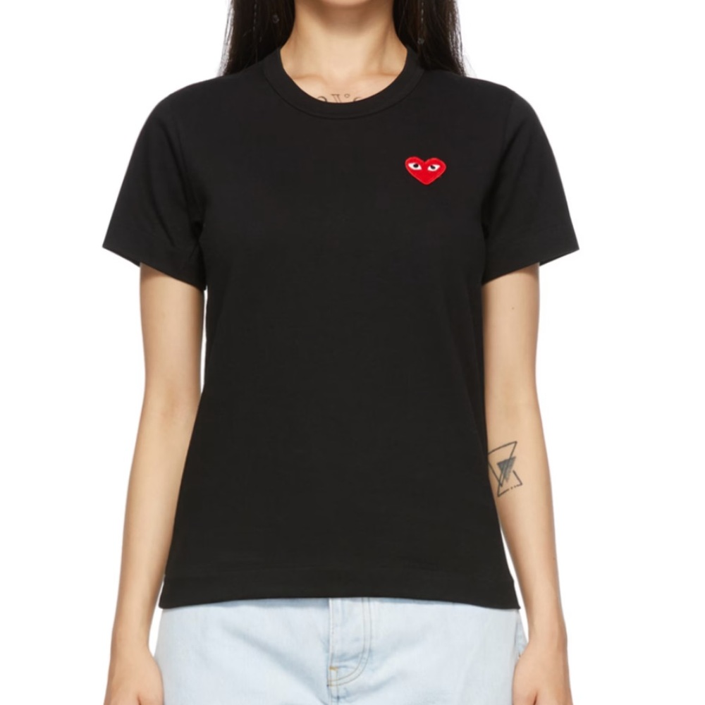 COMME DES GARÇONS PLAY COTTON HEART TSHIRT